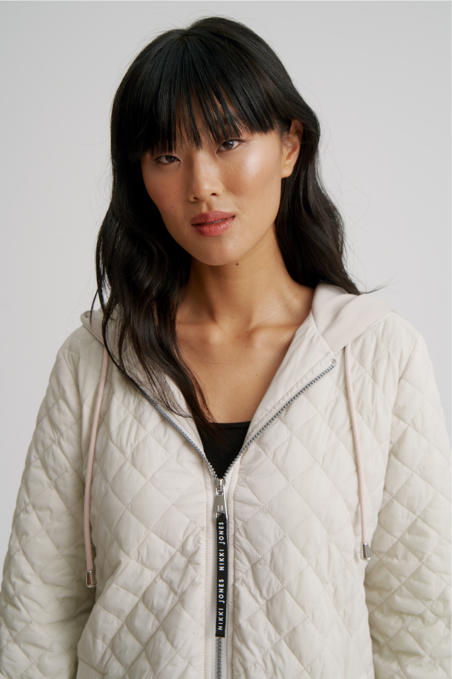 Quilted Hooded Spring Coat