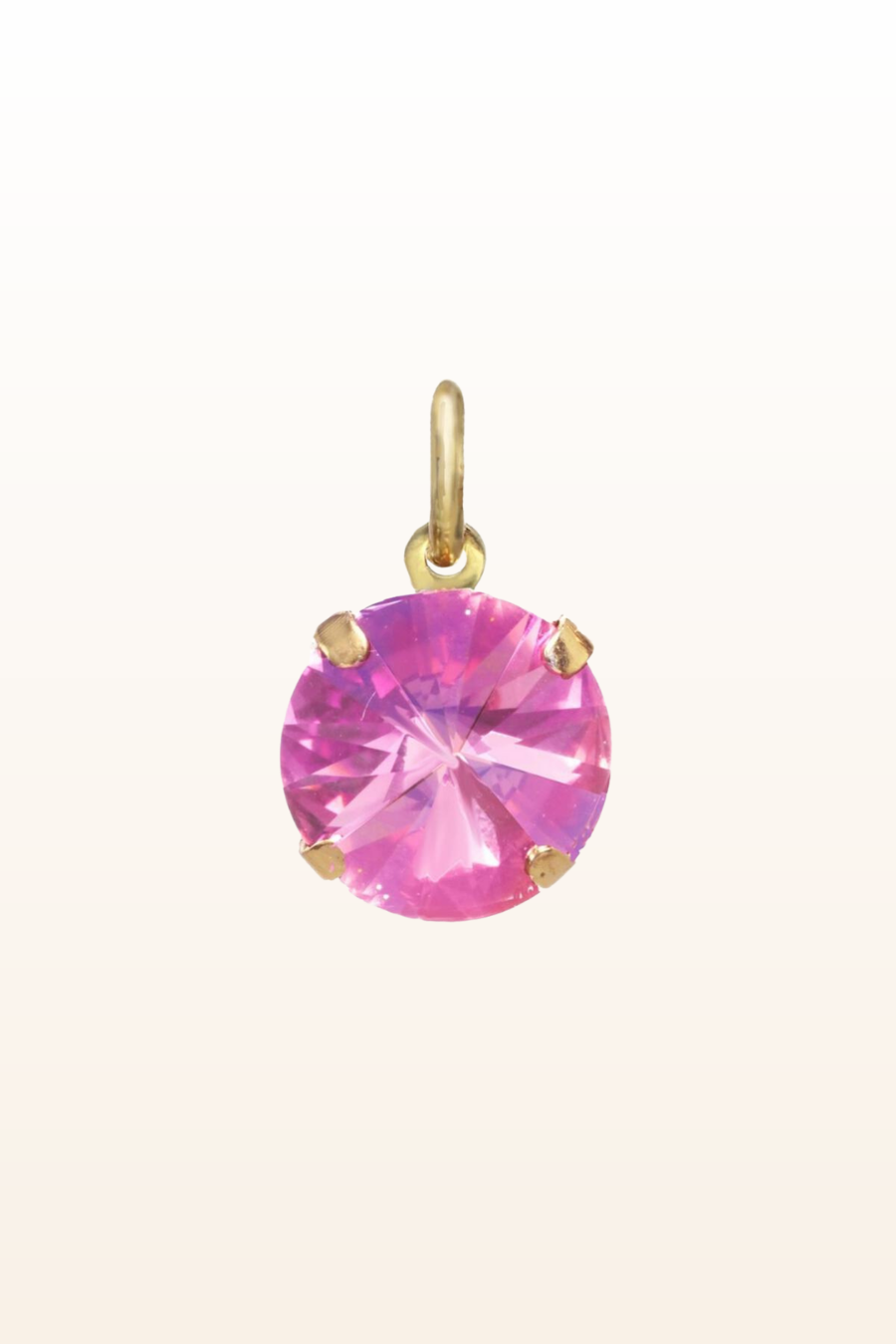 Claw Set Crystal Slide Charm/Pendant