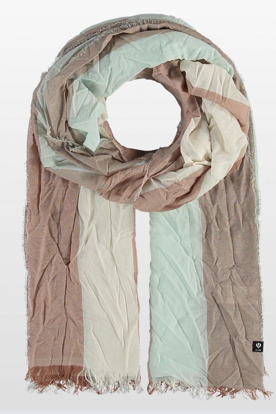 Sustainability Edition: Stola with XXL stripes