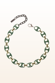 Amherst Reversible Necklace-Navy/Forest Green