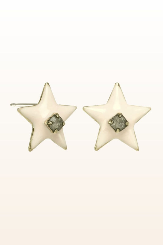 Enamel Star Studs