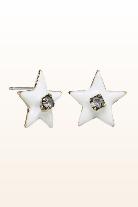 Enamel Star Studs