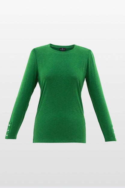 Crew Neck Long Sleeve Top