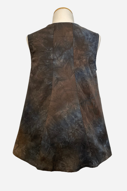 Huxley Tank in Notte Cotton Stretch