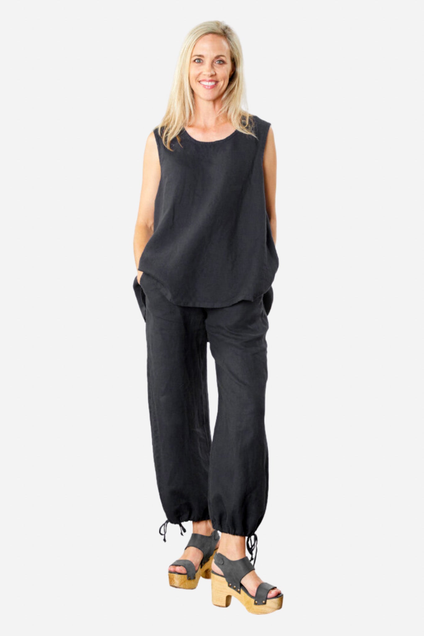 Huxley Tank in Light Linen