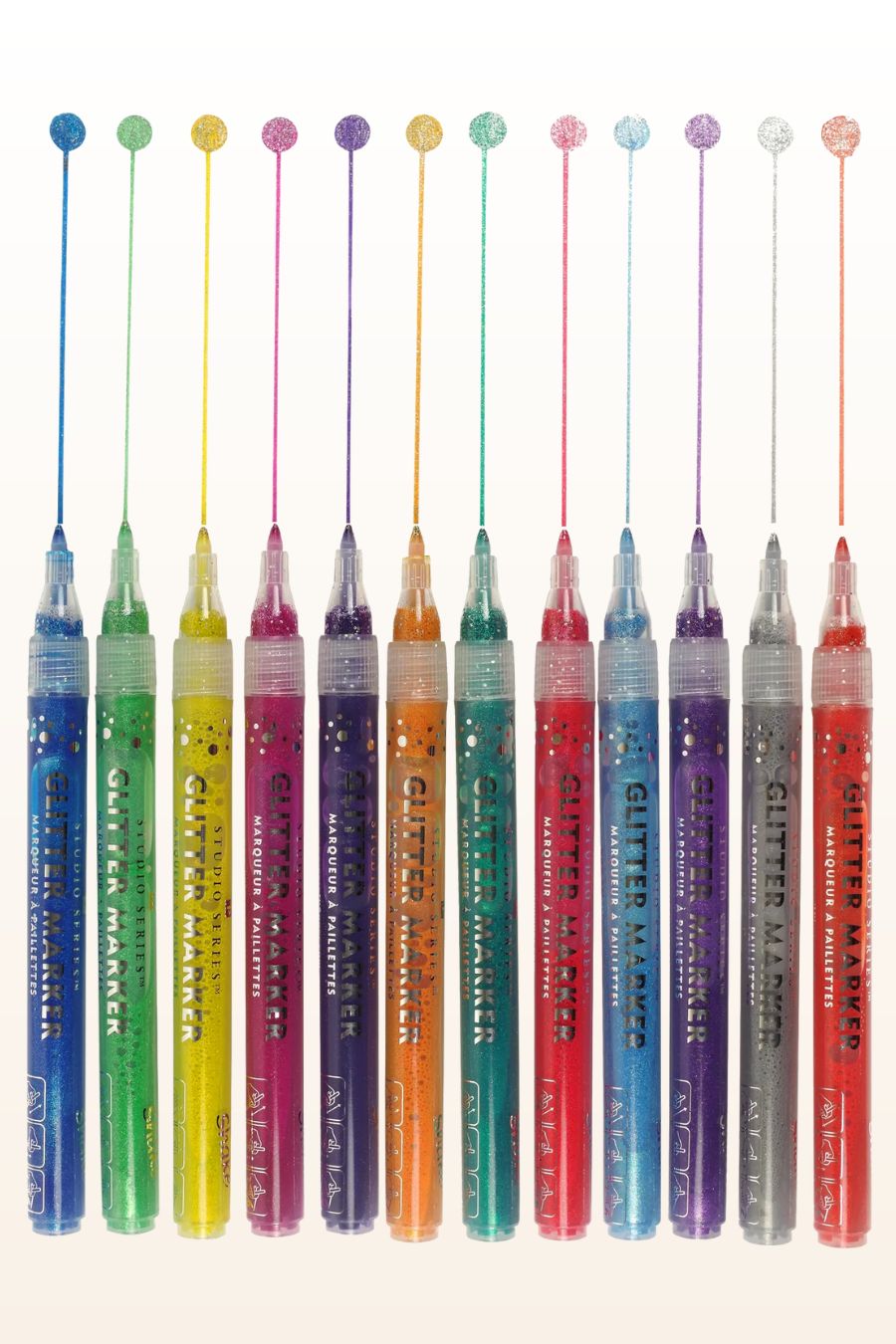 Studio Series Glitter Markers (Set of 12)