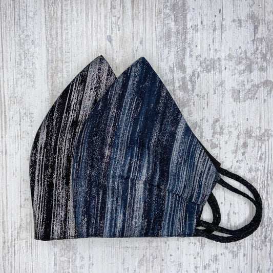 Metallic Striped Masks
