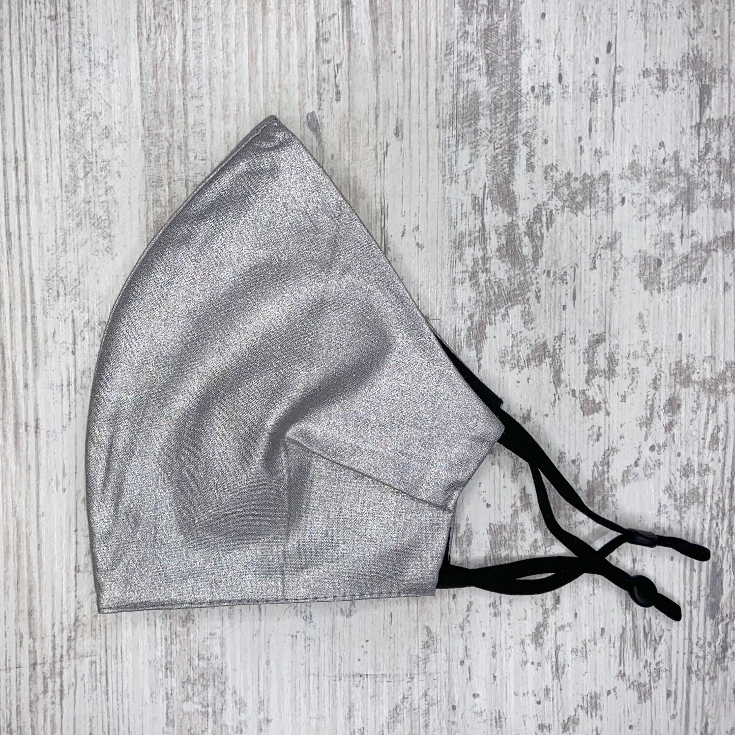 Metallic Silver Mask