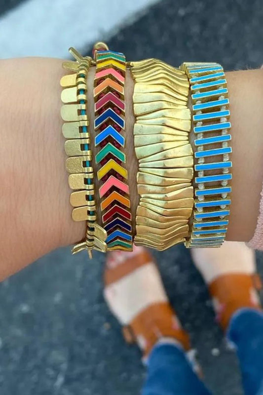 Enamel Arrow Bracelet