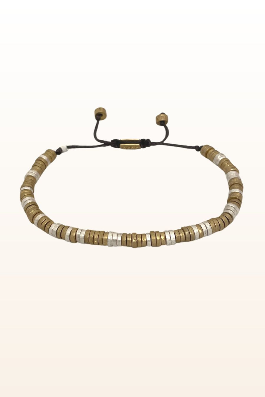 Mini Disc Bracelet in Mixed Metals
