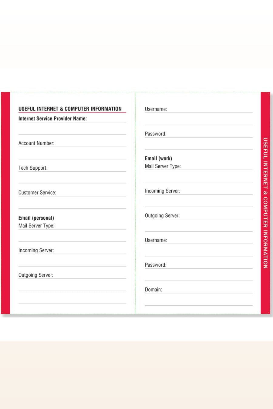 Password Logbook