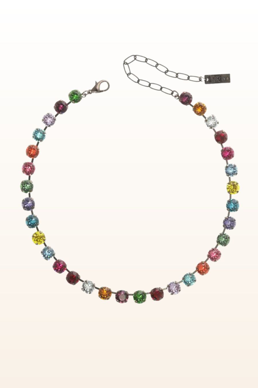 Oakland Rainbow Crystal Necklace