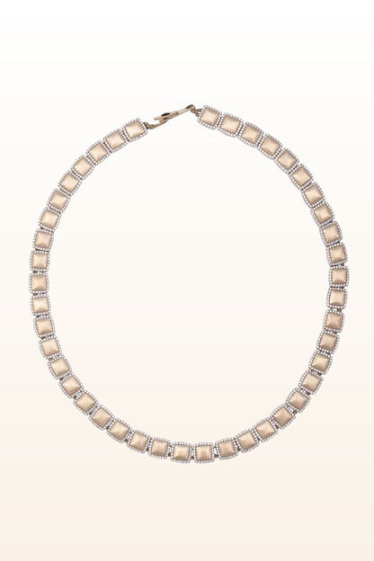 Glam Necklace -Square Links