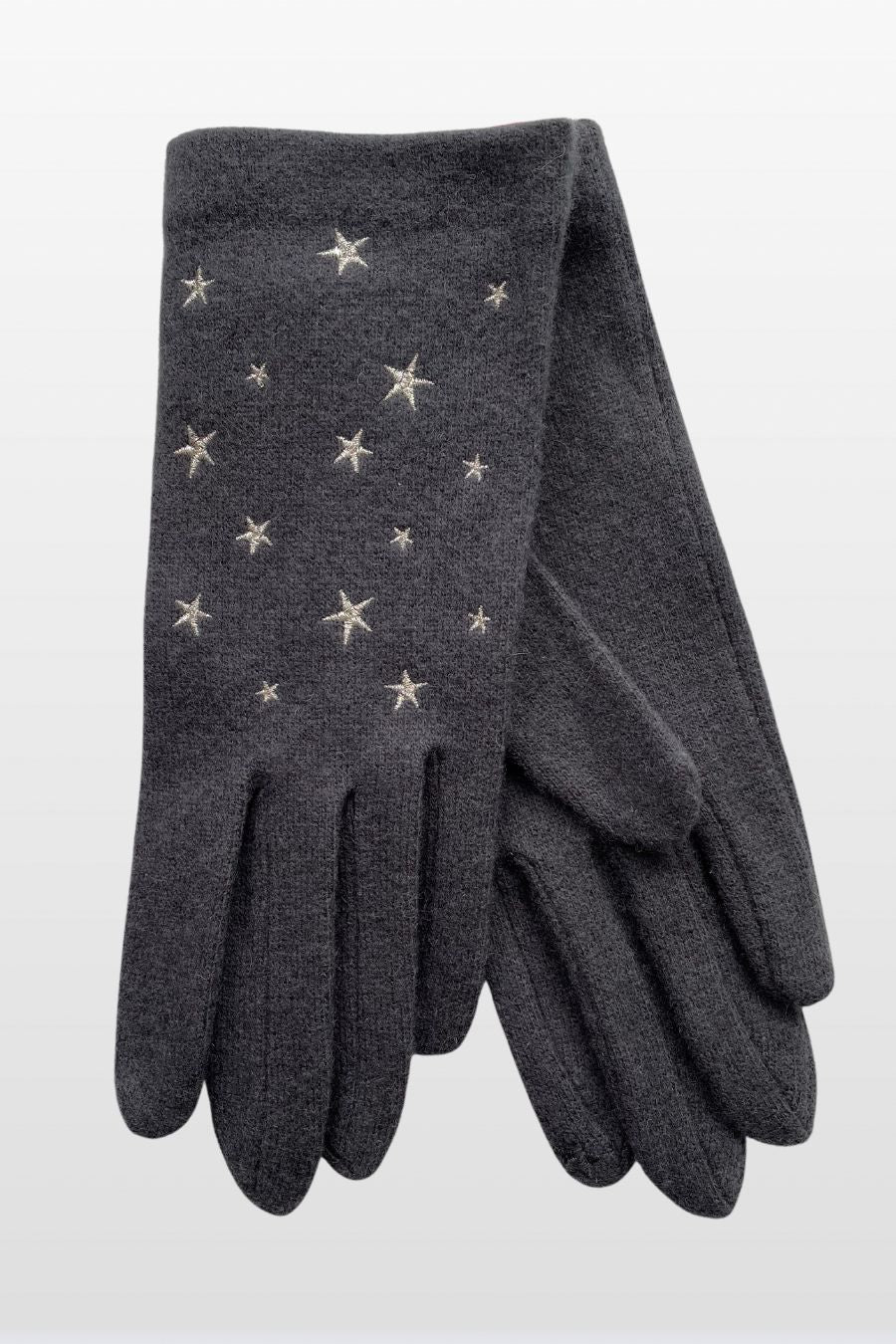 Grey Star Wool Glove
