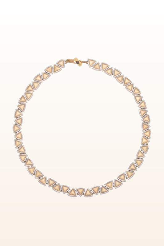Glam Necklace-Triangle Links