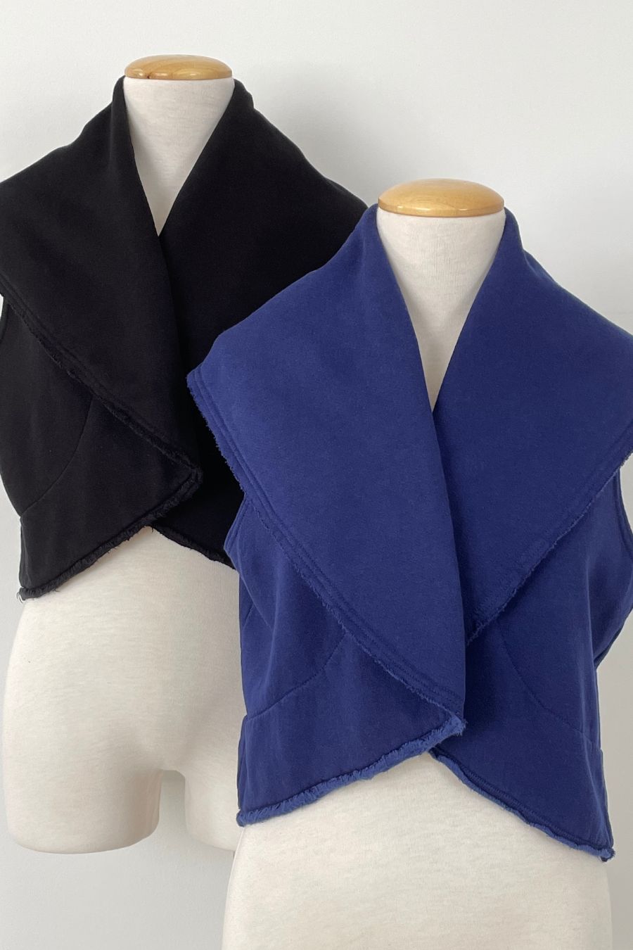 Bamboo Fleece Crop Wrap Vest ONLINE ONLY